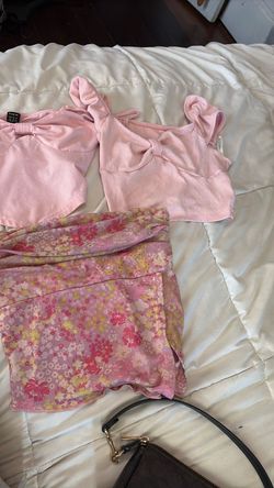 3 pink SHEIN tops