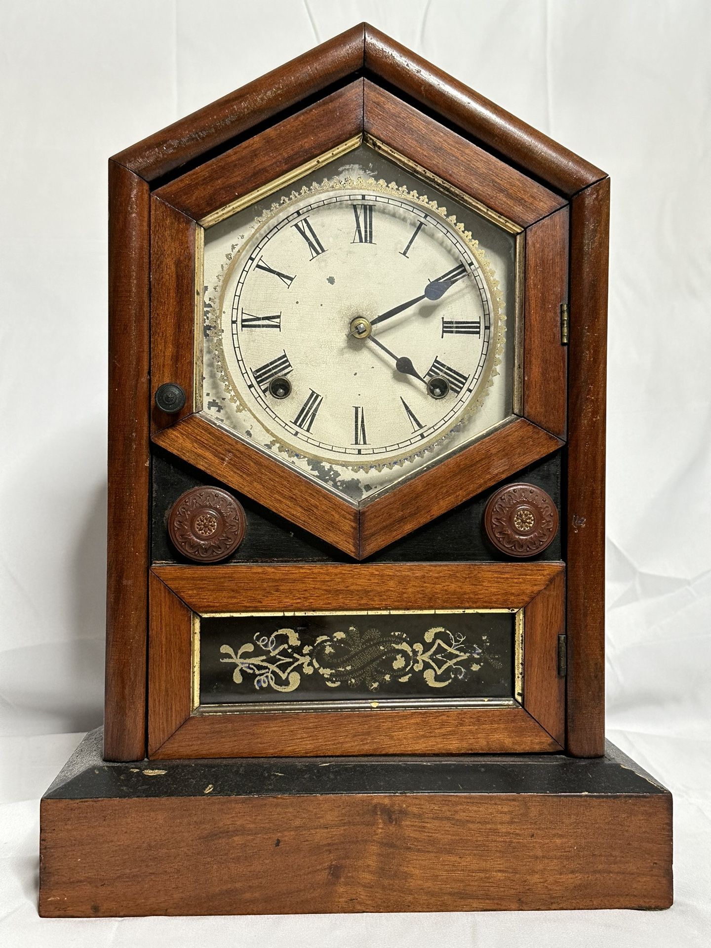 Vintage Antique Box Clock 