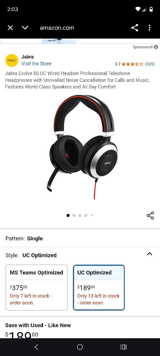 Noise Cancelling Headphones