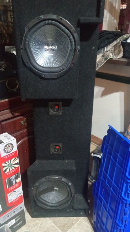 Sony Explode 10" Speakers In Box For Truck