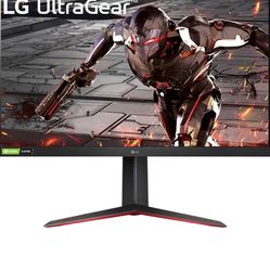 LG 32GN550-B 32 Inch Ultragear VA Gaming Monitor with 165Hz Refresh Rate/FHD (1920 x 1080) with HDR10 / 1ms Response Time with MBR and Compatible with