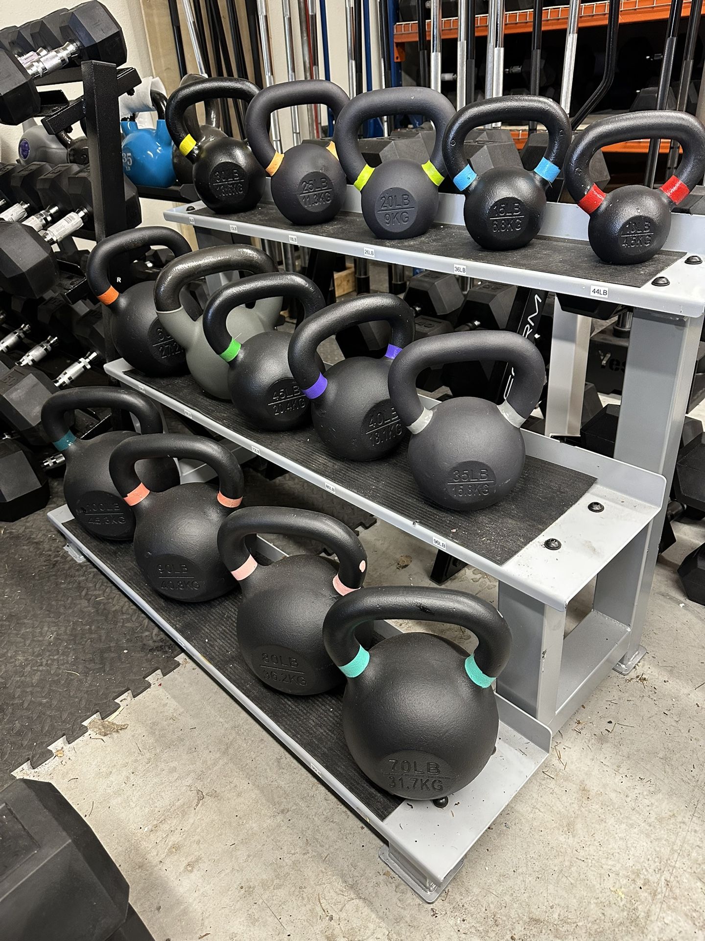 Kettlebell Set - 10lbs to 100lbs