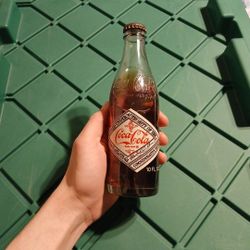 Vintage 1977 Coca Cola 75th Bottle Atlanta GA