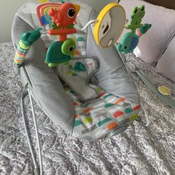 Bright Starts Playful Paradise Comfy Baby Bouncer Seat