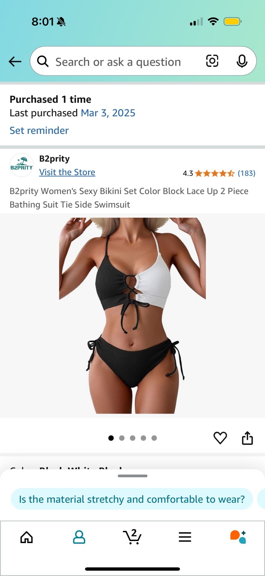 3 Brand New Bikinis