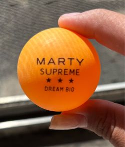 MARTY Supreme ping pong ball