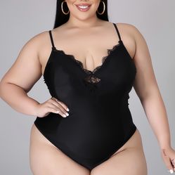 Plus Size One-Piece Bodysuit 