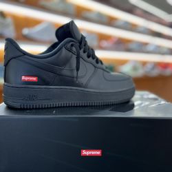 SUPREME AF1 BLACK LOW