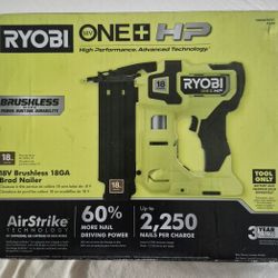 18v Brushless 18GA Brad Nailer ( Tool Only)