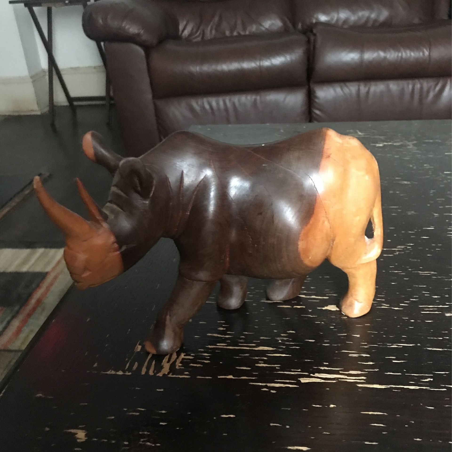 Heavy Wooden Rino