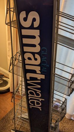 SMARTWATER STORE DISPLY HOLDS 48 1-LITER BOTTLES