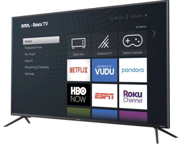 Brand new 50” onn 4K UHD LED Roku smart tv