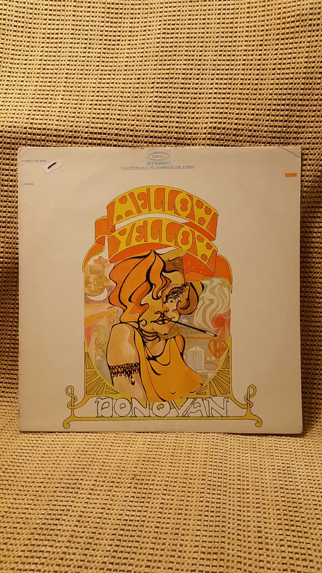 Mellow Yellow "Donovan" vinyl record Rock