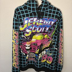 Adidas Originals X Jeremy Scott Racing Hoodie Men’s Size LARGE (L) (EXCELLENT!)