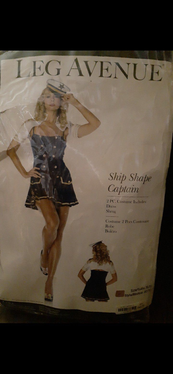 Ship Shape Captain XL  Women's Halloween Costume 