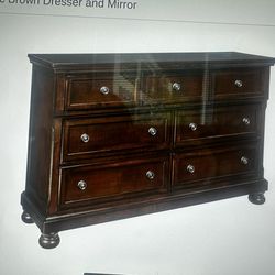 Solid wood dresser
