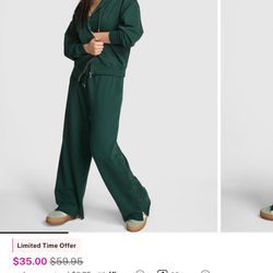 Green Pink Sweatpants 