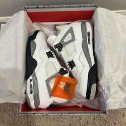 Jordan 4 White Cement 