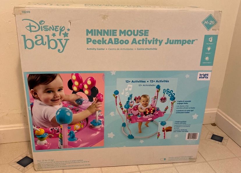 Minnie Mouse activity jumper