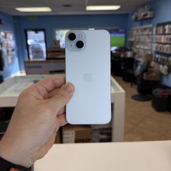 iPhone 15 Plus Blue 128GB Unlocked / Pavements Available