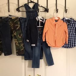 2T Boys 8 piece designer lot - Polo, Hilfiger, DKNY, 7 for Mankind & Levi’s