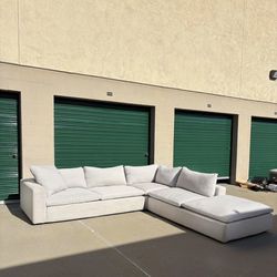 Utopia Light Beige Sectional from Living Spaces 🛻Delivery Available🛻