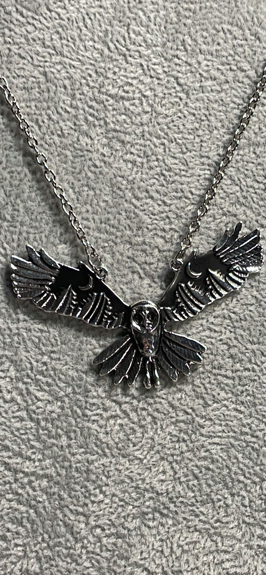 Winged Owl Necklace 