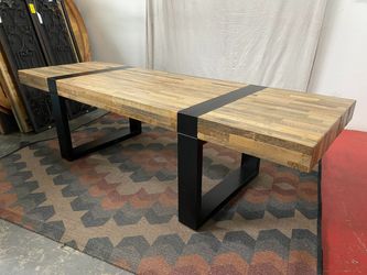 CRATE & BARREL Seguro Rectangular Coffee Table