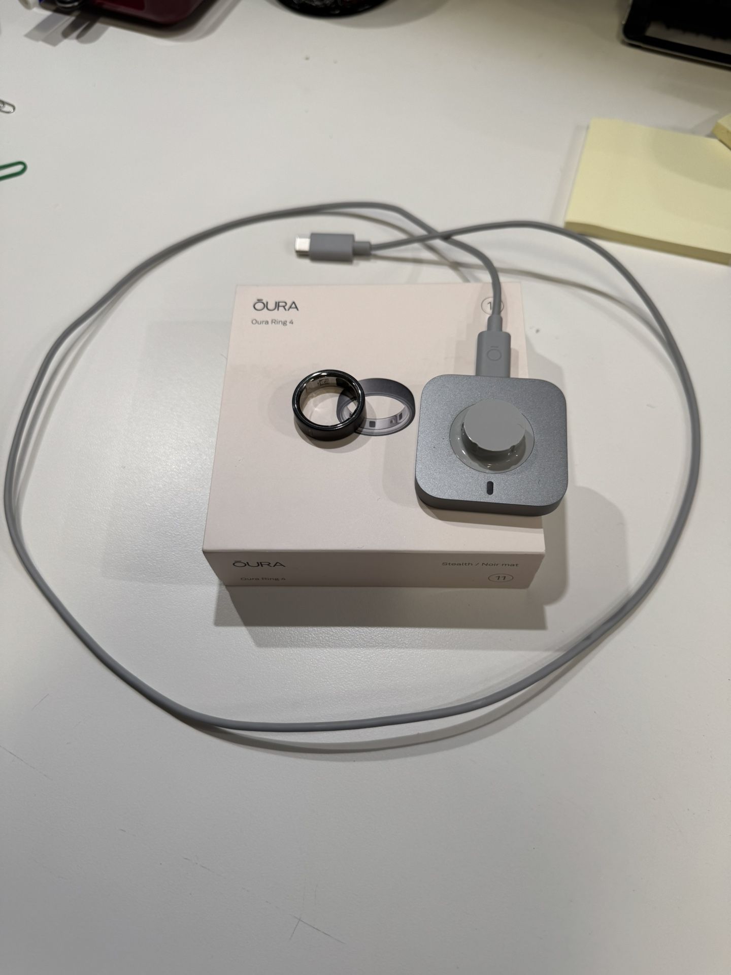 Oura Ring 4 Stealth Size 11
