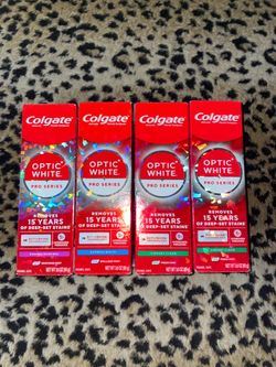 4 🔥colgate optic white all 4 for $24 firm on price