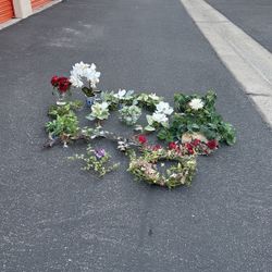 Assortment Of Silk Flowers 