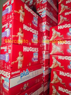 Huggies Size 7 Little Movers 104 Pañales Diapers❗️Nuevos Firm Price