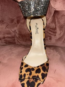 Leopard Heel With Bling