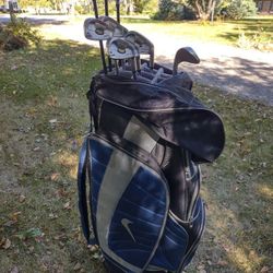 Intech Oversize Irons 3-PW plus Drivers 1, 3 & 5 and Nike Cart Bag