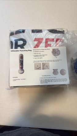 Body armor inflatable punching bag