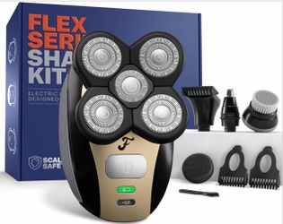 ($59.99 Retail) Flex Series 5-Head Electric Shaver Kit