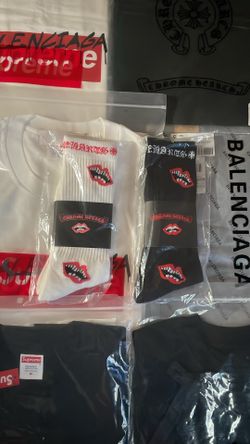 Chrome heart socks