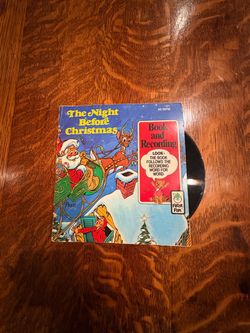 Vintage The Night Before Christmas Vinyl Record