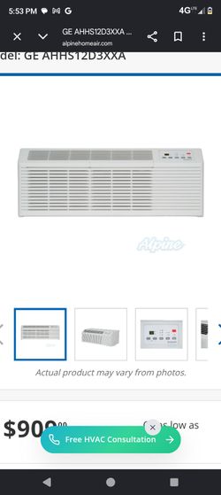 Air conditioner heater combo