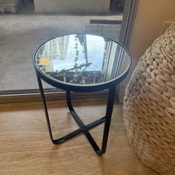 Mirrored Side Table