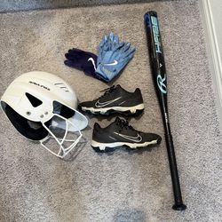 Youth Softball equipment