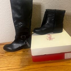 New Style & Co Black Boots Size 7