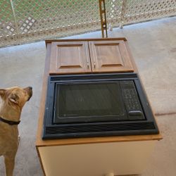 Large Kitchen Cabinets With Microwave 