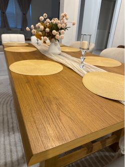 Dining table for six  (wood)