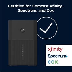 Motorola MG8725 Modem/Router Gateway (Docsis 3.1 Modem with built in wifi6(AX6000) router)