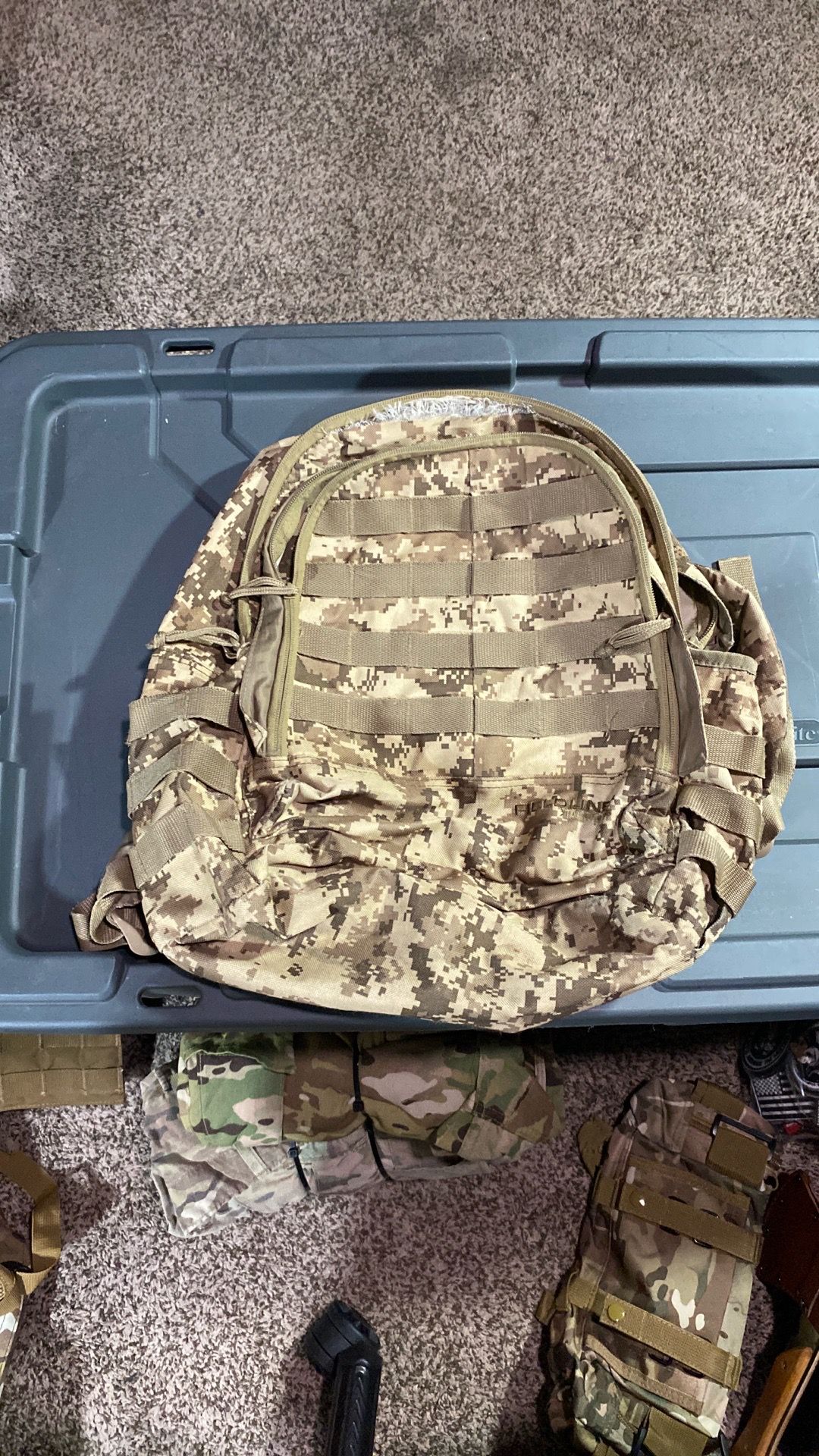 Camo backpack