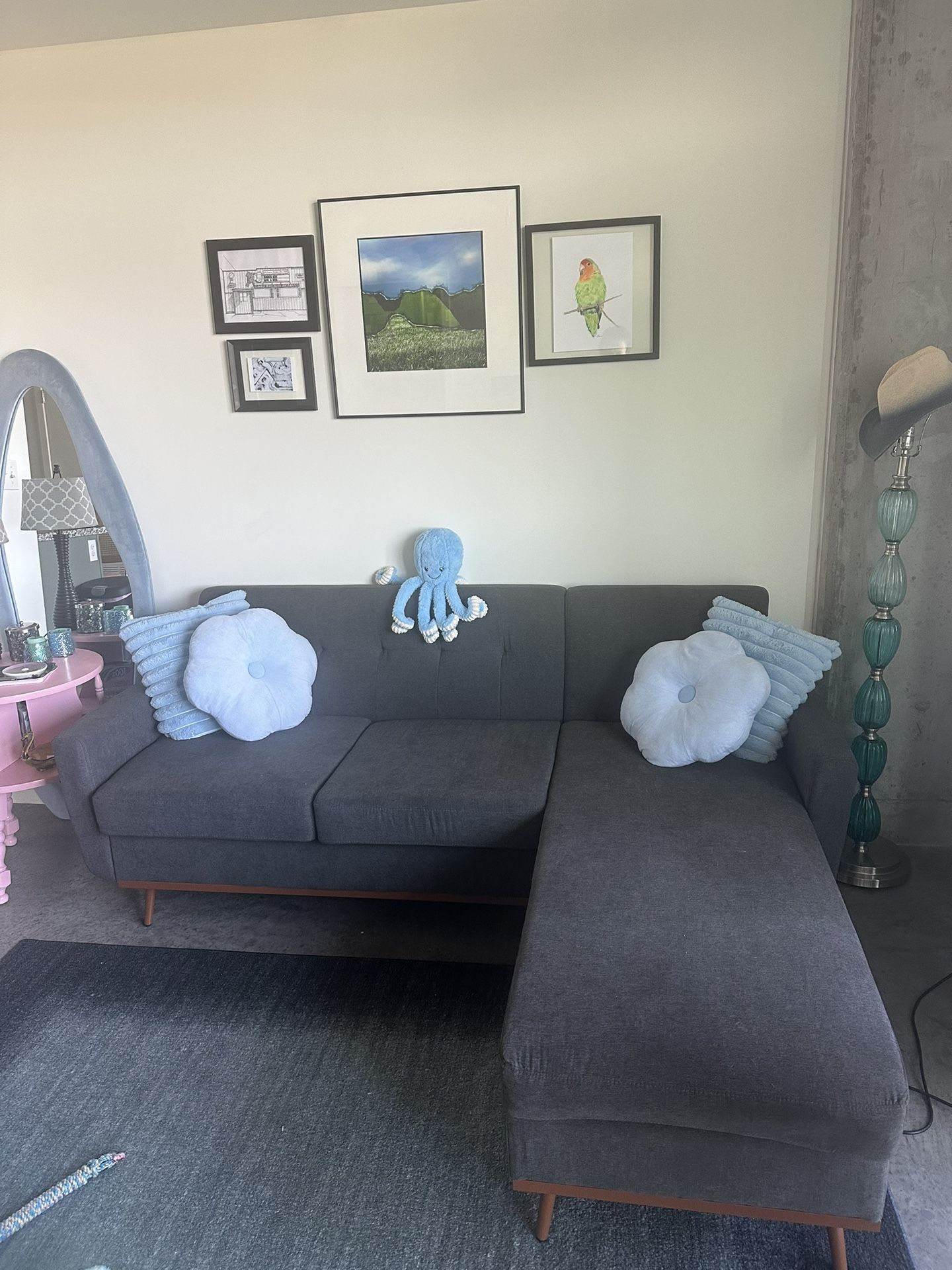 Grey Couch L Shape