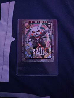 Limited Edition Saw Pikachu Cosplay Card 