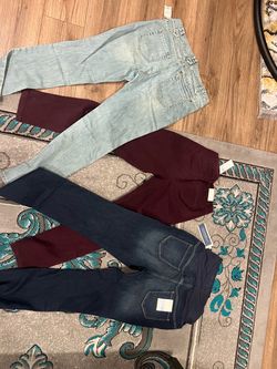 Three women’s jeans