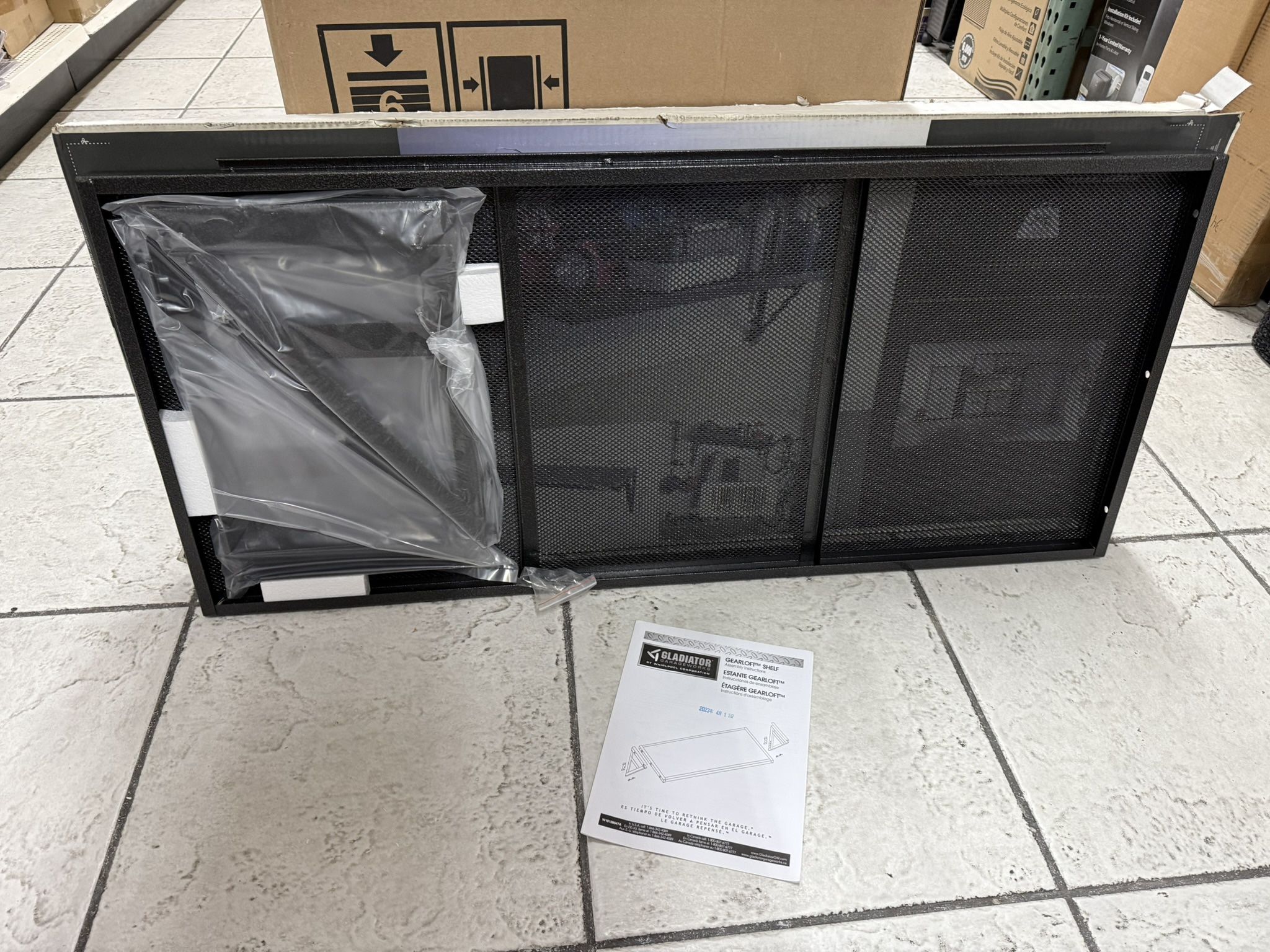 GLADIATOR -  20 inch x 45 inch Metal Garage Wall Shelving